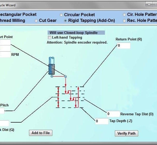 Rigid Tapping AddOn for CNC Milling Machines CNC Masters