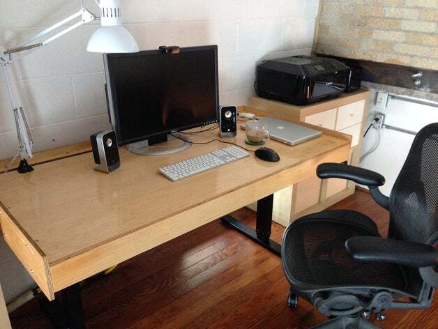 adjustable desk, cnc furniture