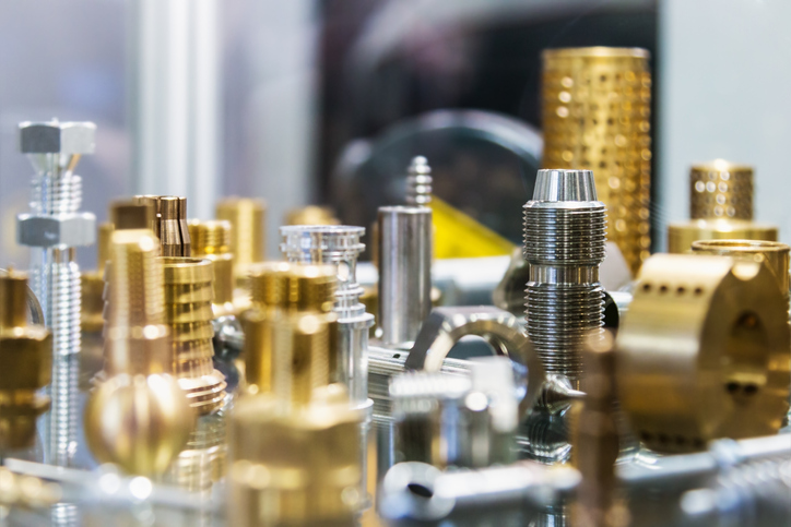 metal parts from cnc lathe machine