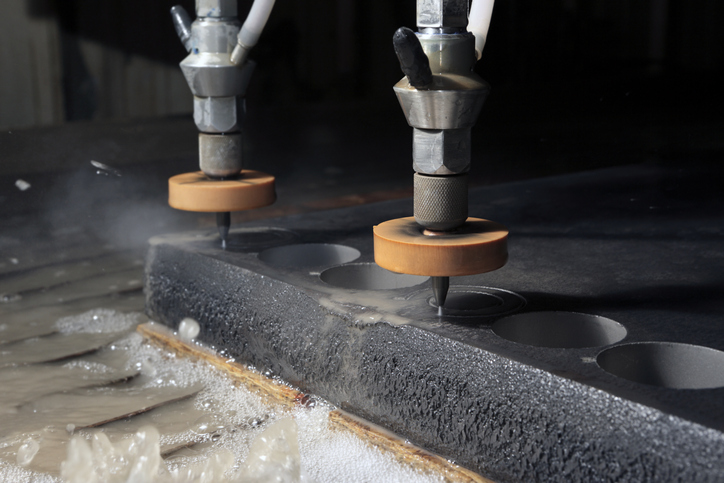 CNC waterjet cutter machine